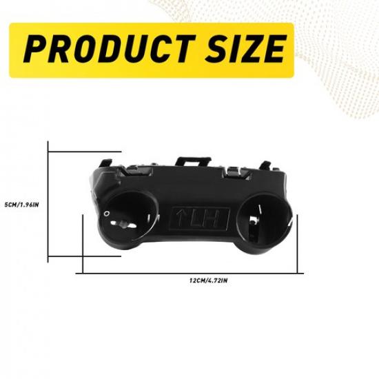 Pair Front Left Bumper & Right Support Brackets 2014- For Q50 2.0L Infiniti