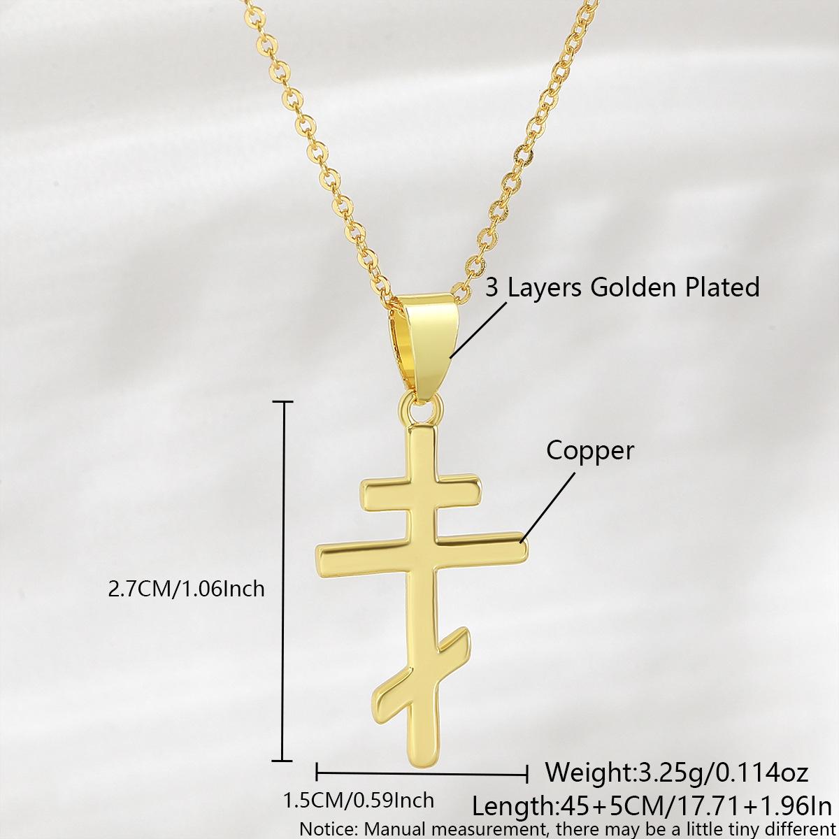 Cross Pendant Necklace - Fashionable Jewelry for Both Men and Women, Pendant Accessory necklace