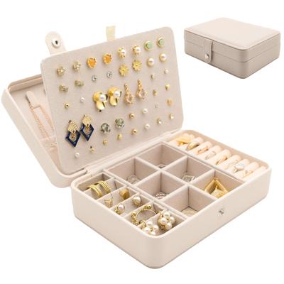 Accessory Jewelry Case Box Jewelry Box Ring Box Accessory Tray Ring Necklace Earrings Storage Small Item Storage Portable Gift Present Cute Stylish