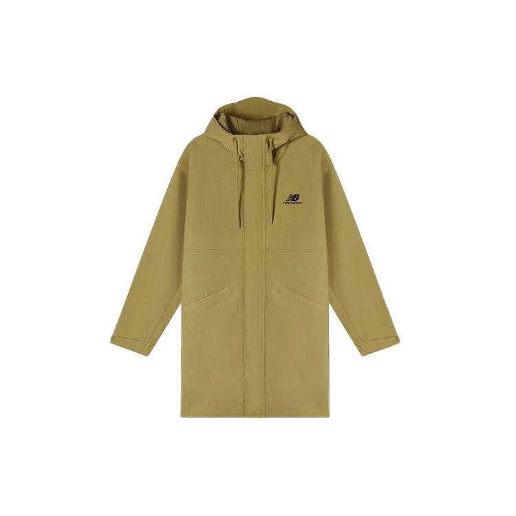 Куртки New Balance Мужские Хаки С капюшоном Умеренные Другое AMJ11337-BEI L