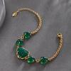 Emerald Heart Bracelet