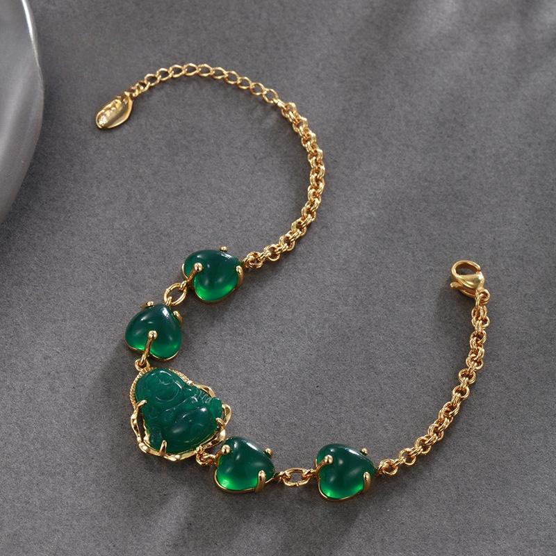 Emerald Heart Bracelet