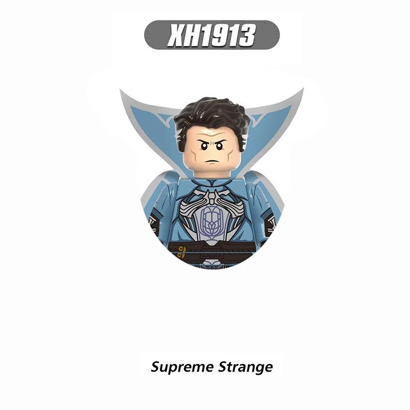 Marvel Building Blocks Mini Action Figures Children's Party Gifts Brick Toy Doctor Strange Spider-Man Kate Bishop