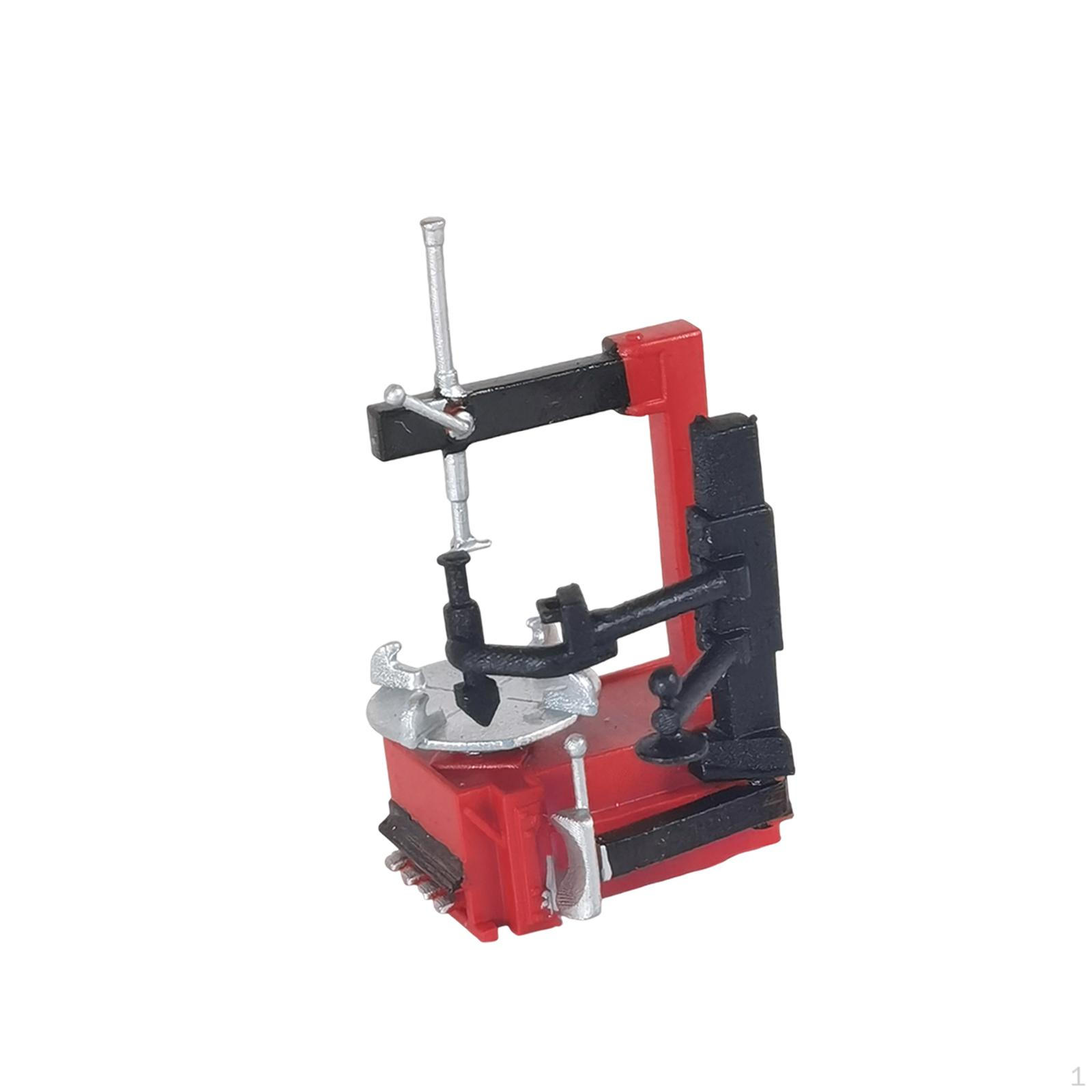 

1/64 Инструмент для автомобильного гаража Реалистичный мини-аксессуар для сцены DIY ремонтной мастерской, фотографии Tire changer