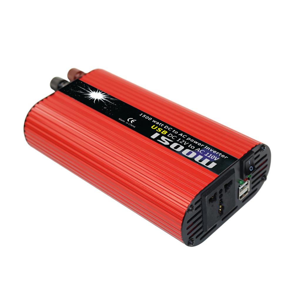 Solar Power Inverter Modified Sine Wave Power Inverter 2000W DC 12V to 220V 240V AC Power Inverter Dual USB Port for RV