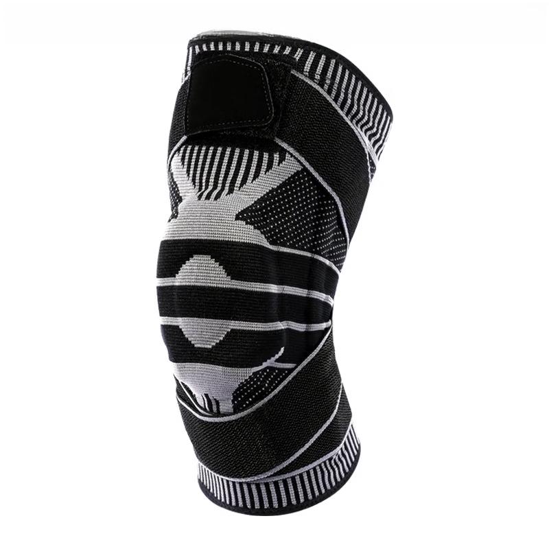 OLOEY Professional Silicone & Spring Sports Knee Support