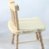 Unpainted Miniature Study Table Chair Set With Smoothly Texture For 1/12 Doll House Decoration Scene Display Accessories