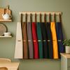 Solid Color Kitchen Apron Oil Resistant Cleaning Apron Waterproof Apron  Restaurant