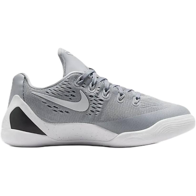 New Nike Kobe 9 Rebound Breathable Support Low Top Children's Basketball Shoes Gray White FV3607-004