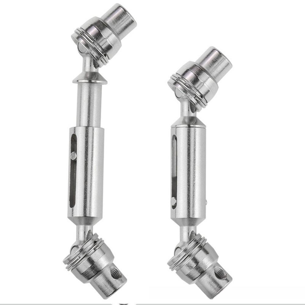 2pcs Black Silver Drive Shaft for WPL D12 C14 C24 B14 B24 B16 B36 C64-1 MN D90 D98 MN99S
