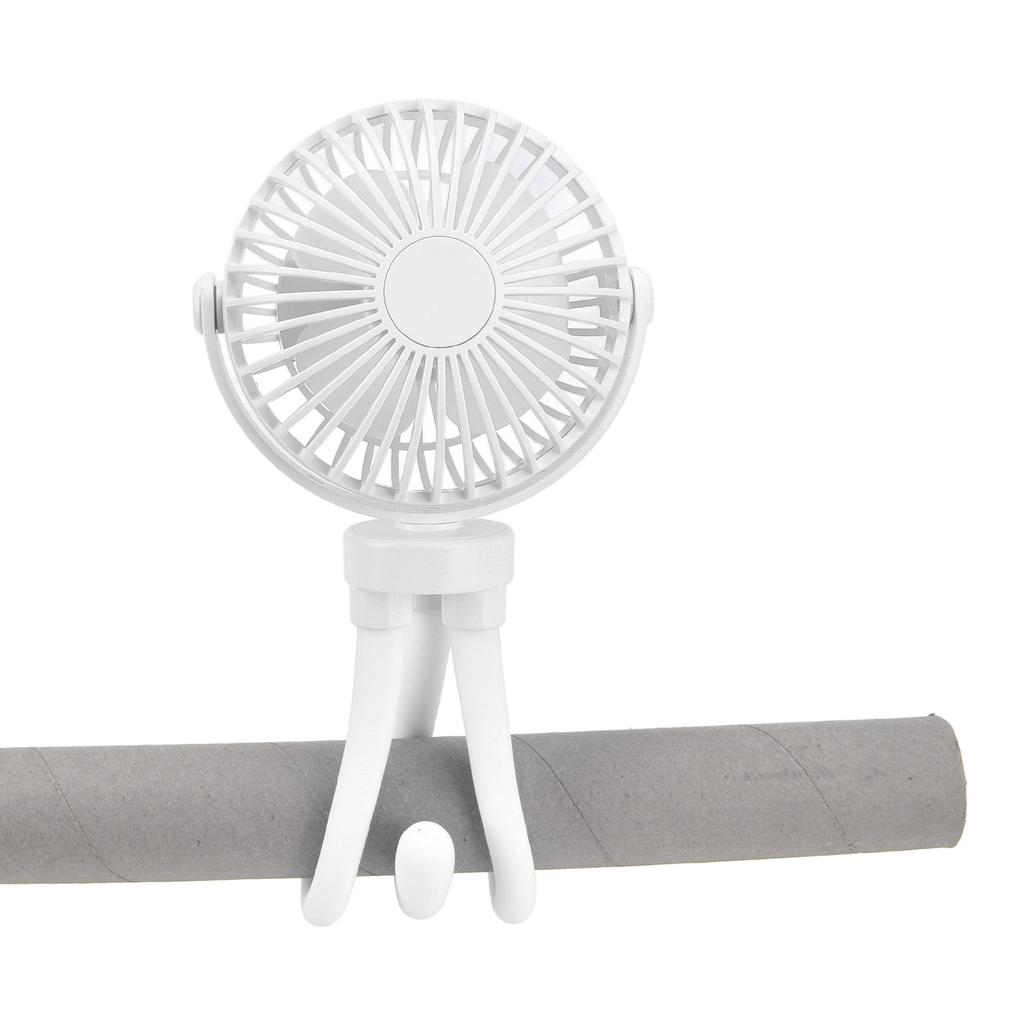 Stroller Fan Universal Adjustment Octopus Baby Fan 2500 to 4400RPM USB Charge Portable Fan with