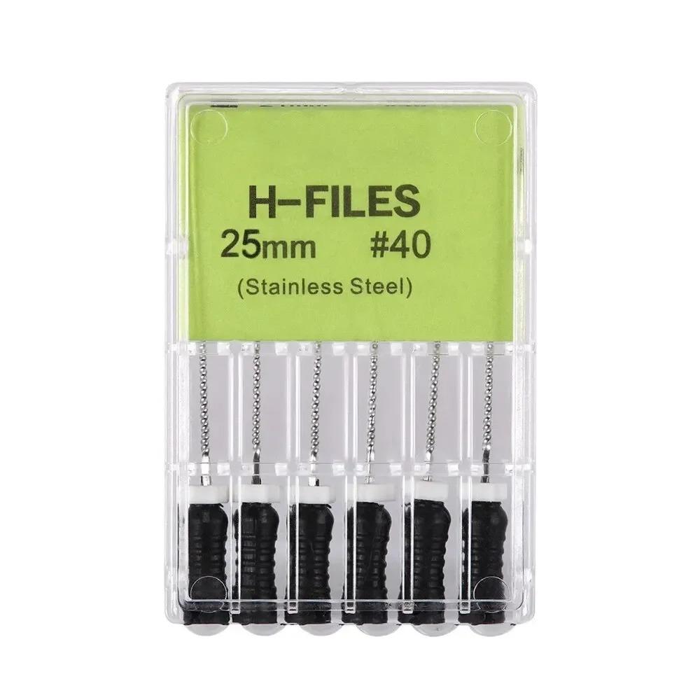 High Quality Dental H- Files Stainless Steel Hand Use Root Canal H File Endodontic Treatment File for Dentistry Instrument