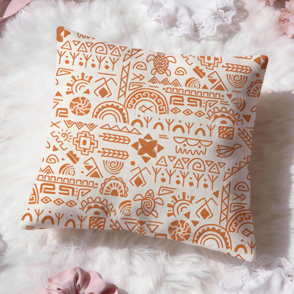 Floral Texture Cushion Cover Premium Comfort Reversible Pillow Cove Two in One Design for Any Room Car Interior