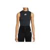 Nike Logo Embroidered Fitted Sports Tank Top Women Tops Black CZ9342-010