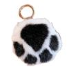 Faux Mink Fur Keychain Girl Cute Plush Pompom Cat Claw Bag Charm Ornaments