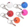 5pcs Golf Practice Balls with Keychain Sports Keyring Golf Training Balls Golfer Gift