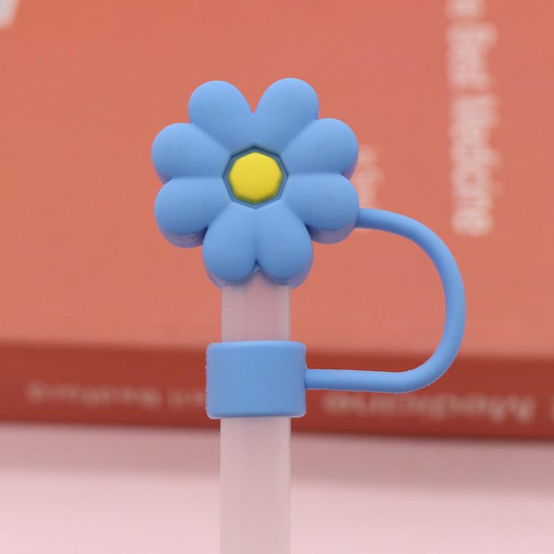 Stanley Water Bottle Silicone Straw Cover with Dust Plug - 10mm Bow Design