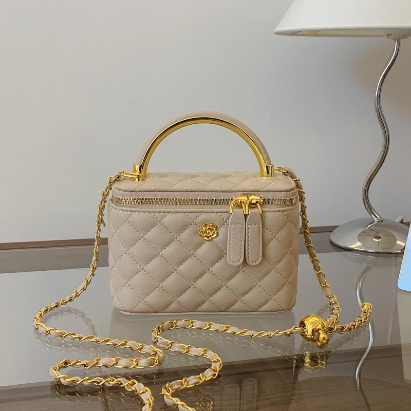 Hand Carry Fashion Box Bag, New High-end Diamond Shoulder Bag, Trendy Versatile Messenger Women's Bag