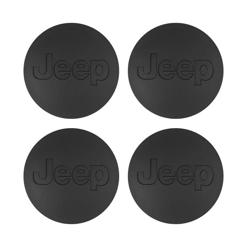 Pro Jeep Pro Jeep Grand Cherokee Wrangler JK Gladiator Compass Renegade Patriot 4ks Středový emblém logo náboje kola auta Příslušenství