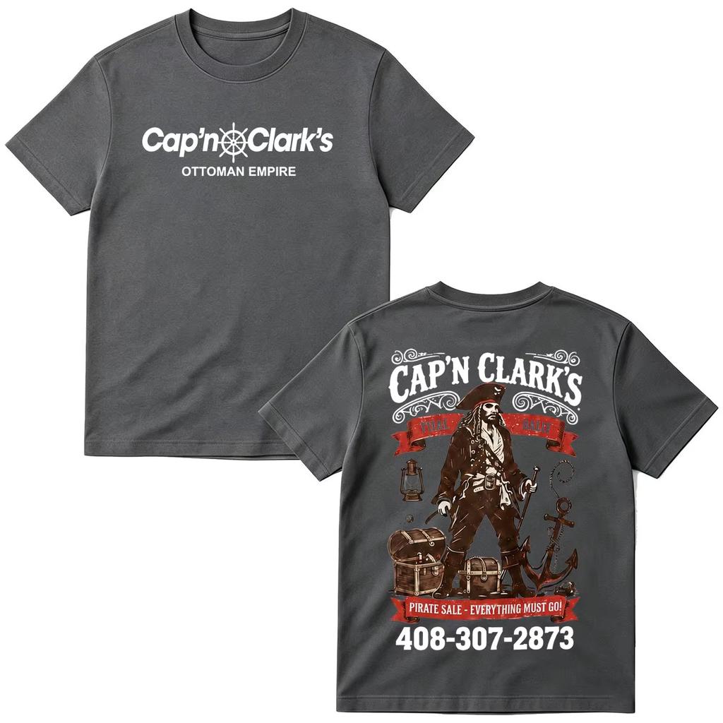 Movie Backrooms Capn Clarks Ottoman Empire Still Graphic Print Tshirt Men Women Oversized Oneck Cotton Top Summer New Tee