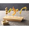 Yamaco Hinoki Skewer Holder 5 26 X 12 X 08290 Plate, Holes, H3cm,