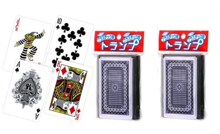 

2 набора по 54 пластиковых игральных карты