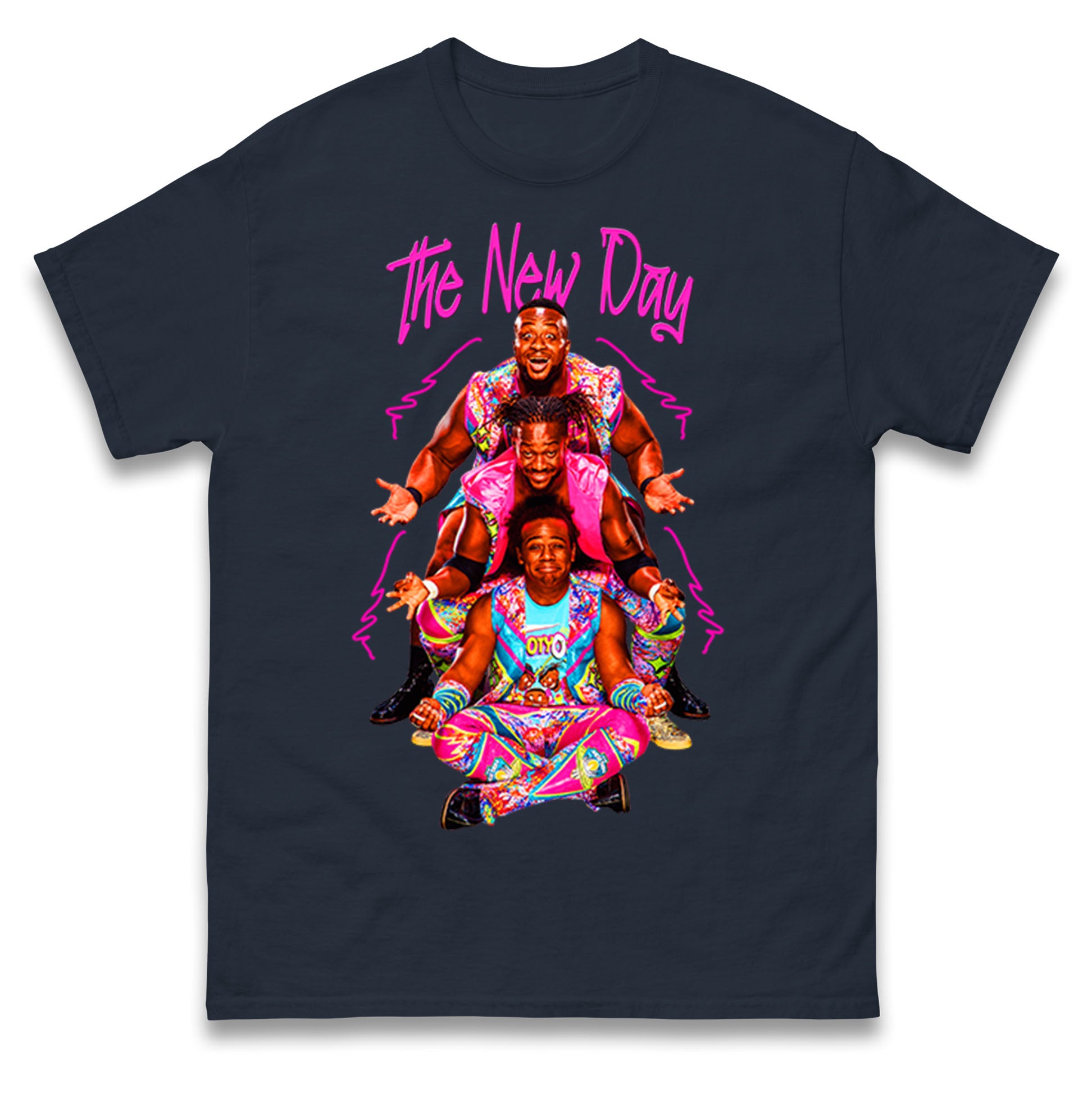 The New Day wwe Bootleg Mens T Shirt Womens Tops Teess L