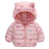 Baby Boy Hooded Lightweight Down Jacket Kids Girl Cartoon Dinosaur Zipper Coats Autumn Winter Warm Christmas Outerwear
