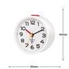 El Commune Bauhaus Gene Alarm Clock, Bayer Alarm RO, White, DCL-007