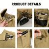 Large Capacity Khaki Canvas Backpack Men's Adjustable Travel Mountaineering Backpack Men's Backpack
