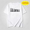 Fun Chess Chess Piece Printed Short Sleeve Tshirt Choose Your Chess Player Loose Tshirt