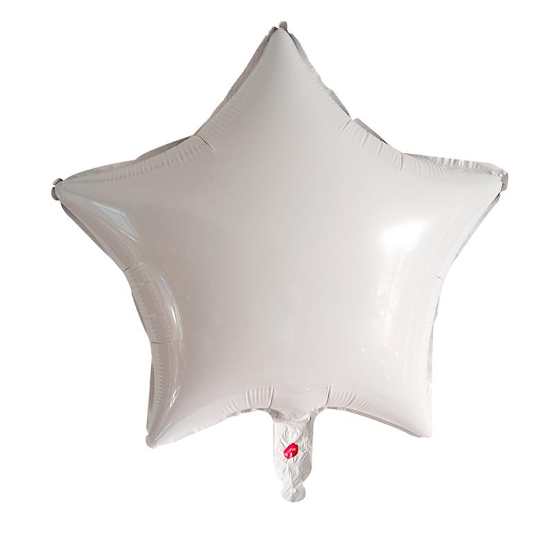 10pcs 18inch Gold Silver Foil Helium Star Balloon Wedding Decoration Baby Shower Kids Birthday Party Pure Air Globos Supplies