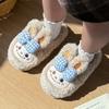 Winter cotton slippers cute little rabbit new home indoor warm non-slip soft bottom wear-resistant cotton mop