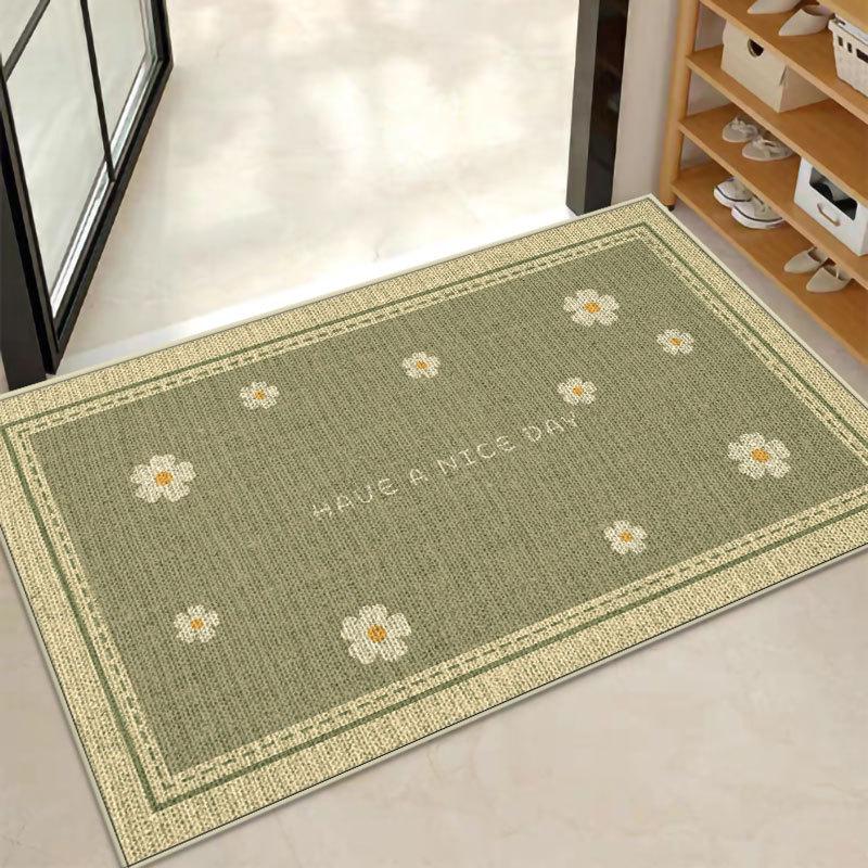 Waschbare Rutschfeste Fußmatten: Saugfähiges Gummi-Leinen für Badezimmer, Toilette, Küche