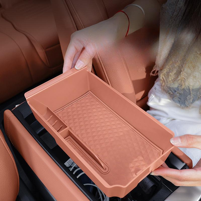 For Mercedes Benz GLC Class X254 W254 GLC260 GLC300  2024 Car Accessories Central Armrest Storage Box Organizer Tray Holder
