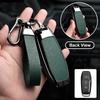 Zinc Alloy Car Key Case Cover for Ford Mondeo MK3 MK4 MK5 Kuga F150 Ranger Explorer Focus SMAX CMAX Mustang 2020 Leather Shell