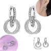 Copper Classic Multi Ring Earrings Series Drop Earrings For Women Party Fine Gift Elegant Birthday Jewelry