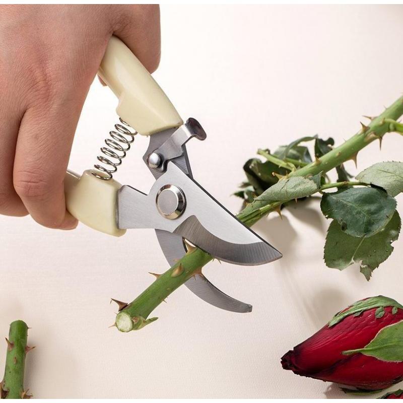 Stainless Steel Garden Pruning Shears Garden Scissors Hand Tools Fruit Cutting Gardening Tools Outdoor Gardening Landscape Tools