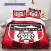 Sunderland A.F Pattern Bedding,Quilt Set Quilt Cover Pillowcase Home Birthday Gift(1 * Duvet Cover + 2 * Pillowcase, Without Core)