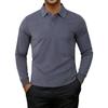 Men's Casual Button-Down Lapel Long-Sleeve Shirt