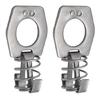Stainless Steel Steel Fastener RV Water Heater Cam Lock 2 Pack Used for Camper