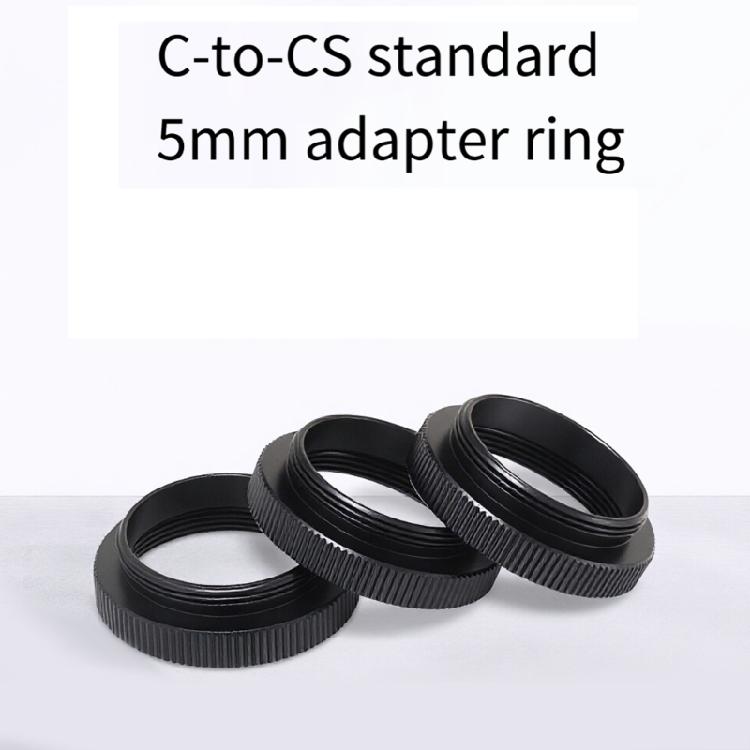 Přesné konverzní kroužky C na CS Pro CCTV kamery Optická zařízení Adaptér objektivu C-Mount pro fotoaparáty S rozhraními 25,3 mm