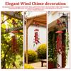 Bird Wind Chime Outdoor Hanging Decor Aluminum Tube Metal Bird WindChimes for Home Patio Tree Garden Porch Yard Decorations
