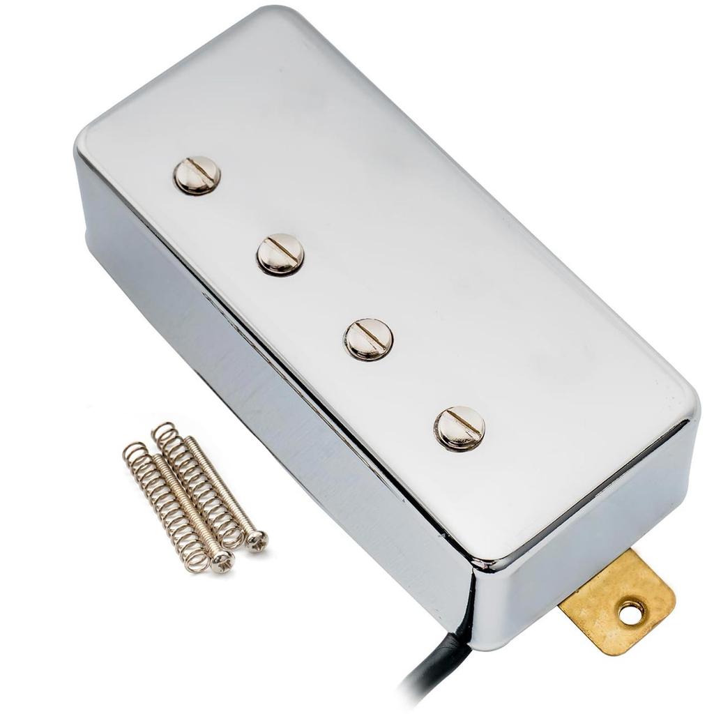 Artec MVBA4 Alnico 5 Cover Bass Humbucker Pickup Bridge PU LP for EPI Style 4 String Electric Chrome Bass,