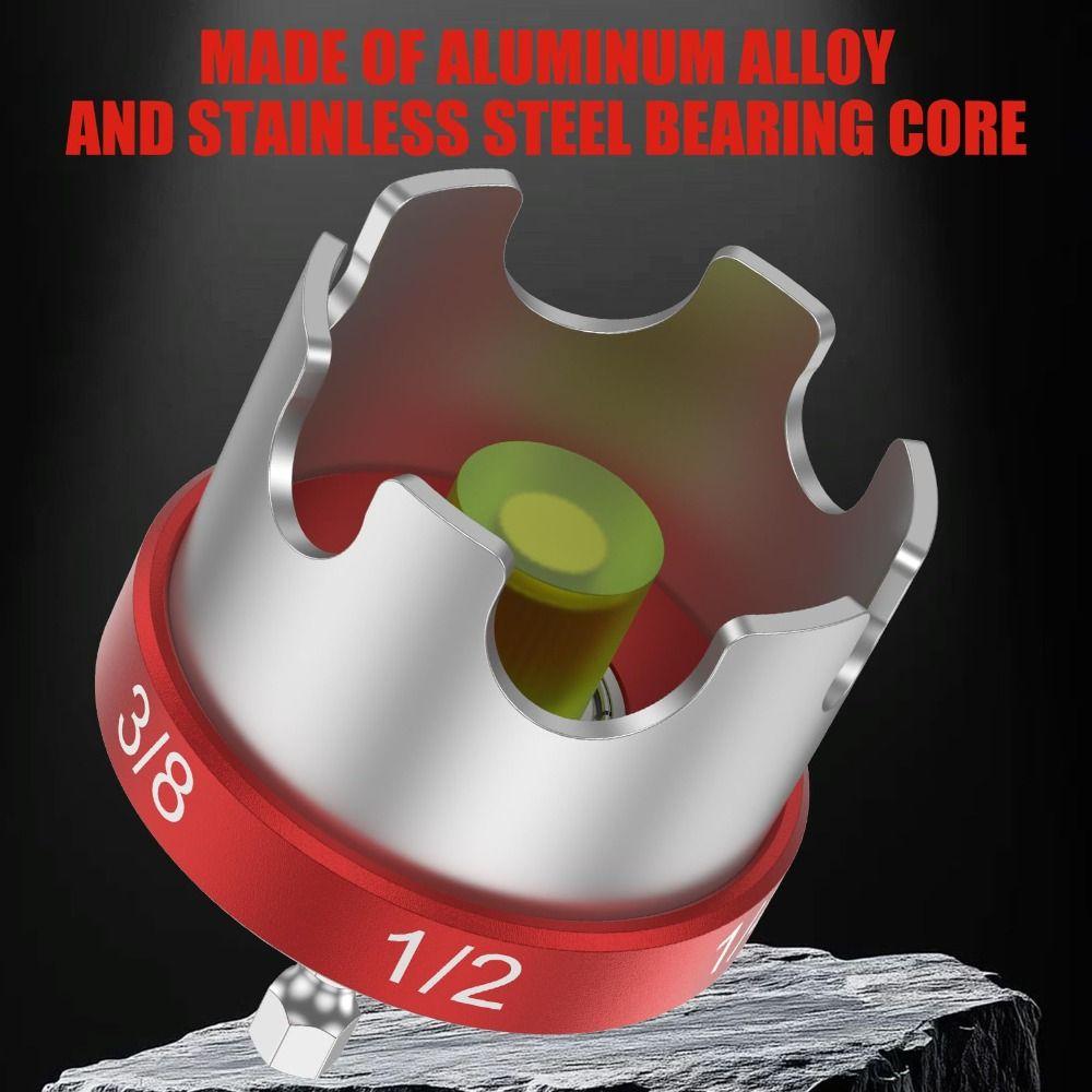 Hex Shank Nut Spinning Drill Attachment Aluminum Alloy Quick Release Nut Driver Extractor Time-Saving Socket Wrench Design