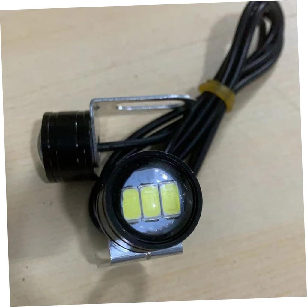 CONGARTENO 4pcs Eagle Eye Light Car Daylight White High Bright Energy Saving Reverse Backup Lamp Waterproof Design for Bike Truck