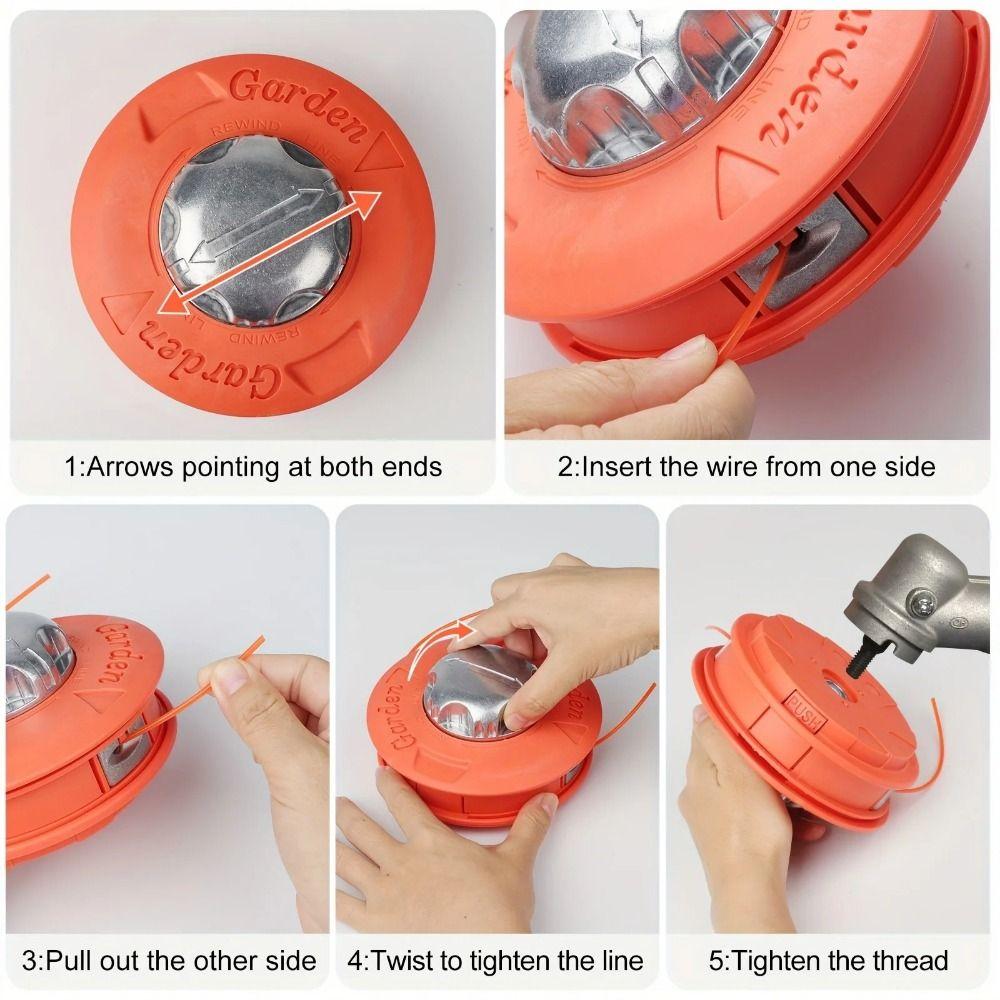 Time-saving Lawn Mower Head Aluminum Weeding Tool Universal Weeding Head  Household Garden Tools