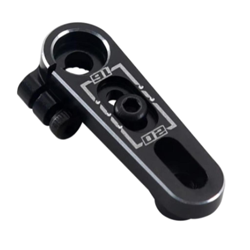 Aluminum Alloy Remote Control Steering Servo Arm for 1/10 Crawler Climbing Car Double Hole 25T Servo Arm 15.5-20mm