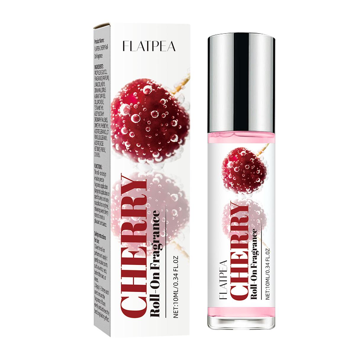 Cherry Scent Rollerball Perfume, Alcohol-Free, Long-Lasting, 10ml, Natural Fresh Fragrance 10ml