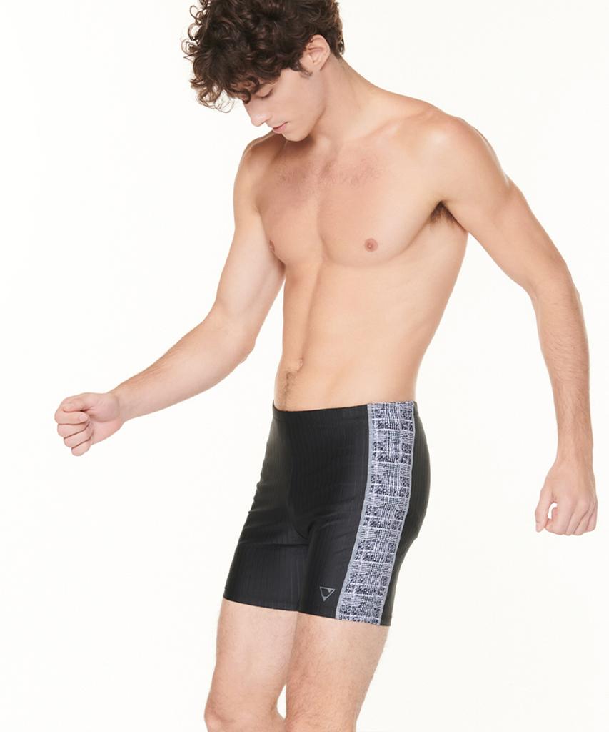 Jeteseu Men'S 3/4 Swim Shorts Indoor Swimwear M_3A935